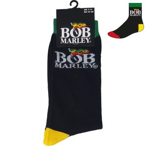 Bob Marley Unisex Socks Logo UK Size 7-11