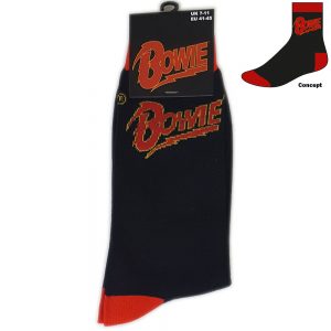 David Bowie Unisex Ankle Socks Logo UK Size 7-11
