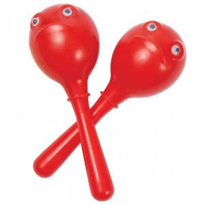 Trax Plastic Maracas Red