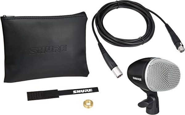 Shure PG52 Cardioid Dynamic Kick Drum Microphone with XLR Cable