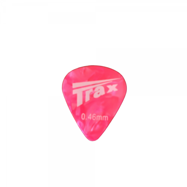 Trax Celluloid Plectrum Light 46mm Pink