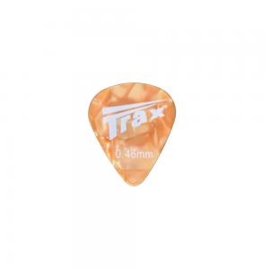 Trax Celluloid Plectrum Light 46mm Orange