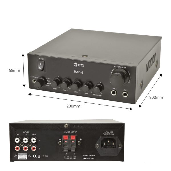 QTX KAD-2 Digital Stereo Amplifier