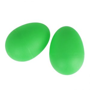Trax Plastic Egg Shakers Green