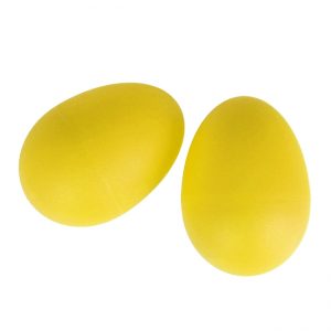 Trax Plastic Egg Shakers Yellow