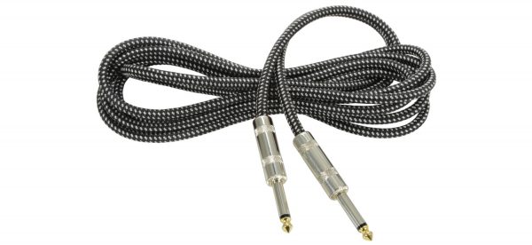 Chord Braided Guitar Cable 3 Metre Black/White