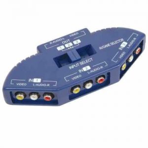 AV:link 3 Way Audio Video Input Selector