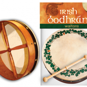 Waltons Celtic Design 8" Bodhran Shamrock