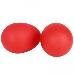 Trax Plastic Egg Shakers Red
