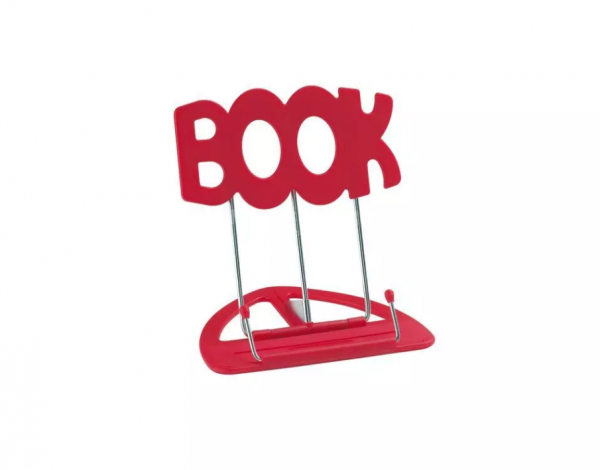 K&M 12440 UniBoy Book Music Stand Red