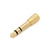 Stereo Jack Plug Adapter 3.5mm to 6.35mm by Trax Gold