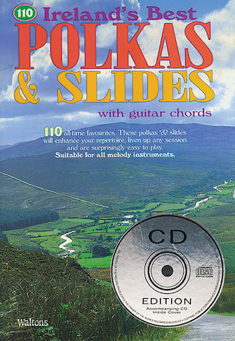 110 Irelands Best Polkas & Slides Book & CD