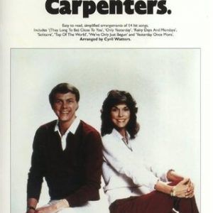 Its Easy to Play The Carpenters Piano Vocal Guitar