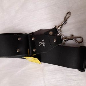 Bull Banjo Strap Black Leather