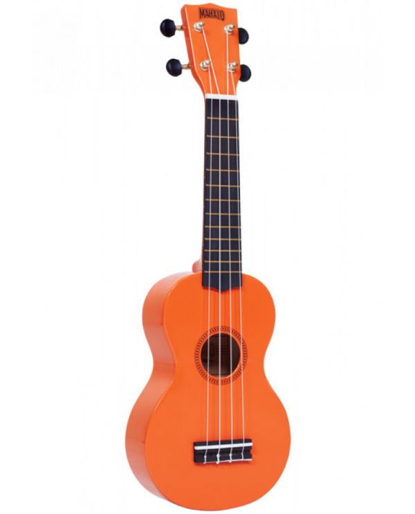 Mahalo Rainbow Soprano Ukulele with FREE bag ORANGE