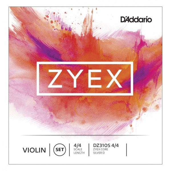 Daddario Zyex DZ310S Violin Set Wound D Medium Tension
