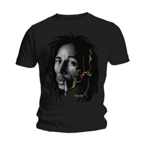 Bob Marley Unisex T Shirt Rasta Smoke X Large