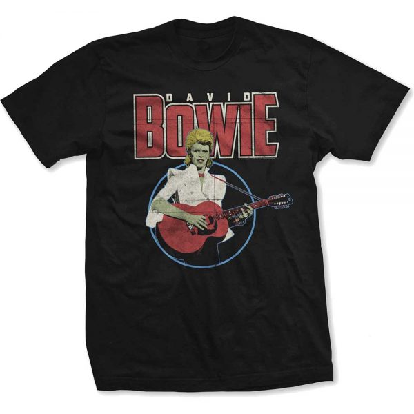 David Bowie Unisex T Shirt Acoustic Bootleg X Large