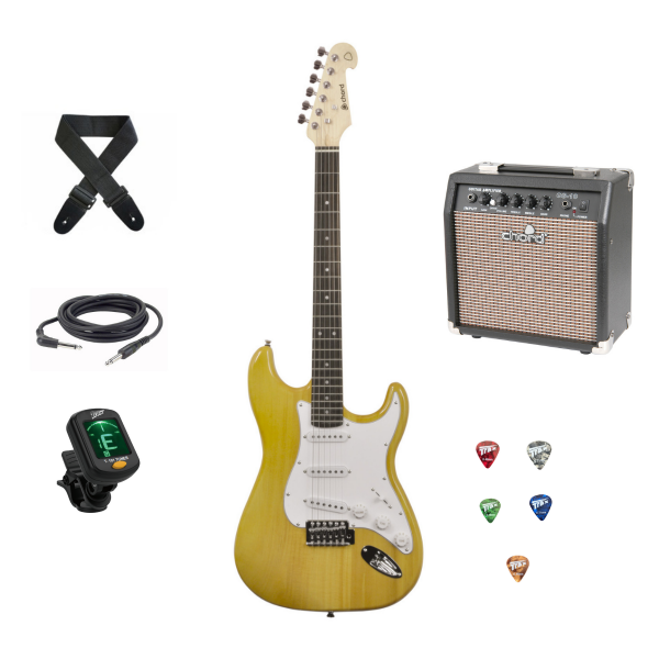 Chord CAL63 Electric Guitar Pack Amber