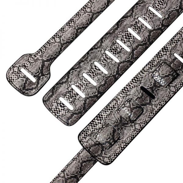 P&P PU Leather Guitar Strap Snake Skin