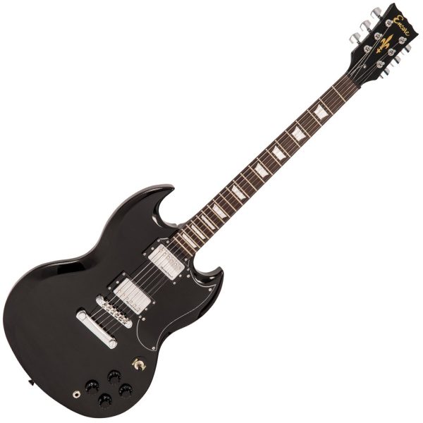 Encore E69 Electric Guitar Black