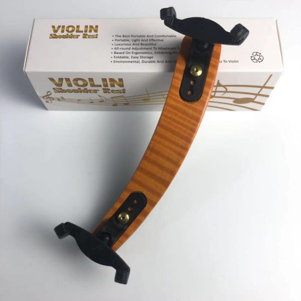 Trax MV001 Flamed Maple Violin Shoulder Rest 3/4 Size