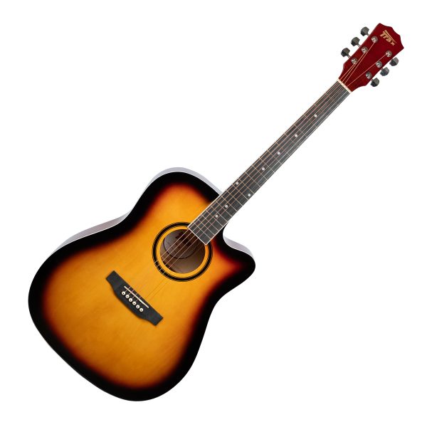 Trax MA41Q Dreadnought Acoustic Guitar Sunburst