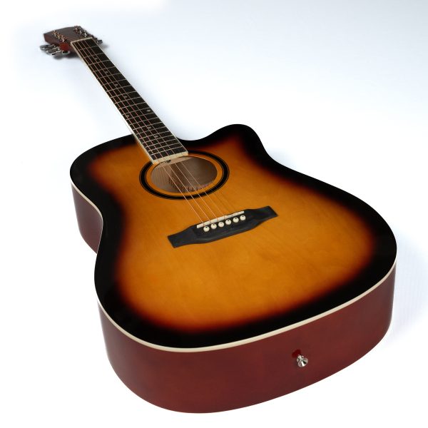 Trax MA41Q Dreadnought Acoustic Guitar Sunburst