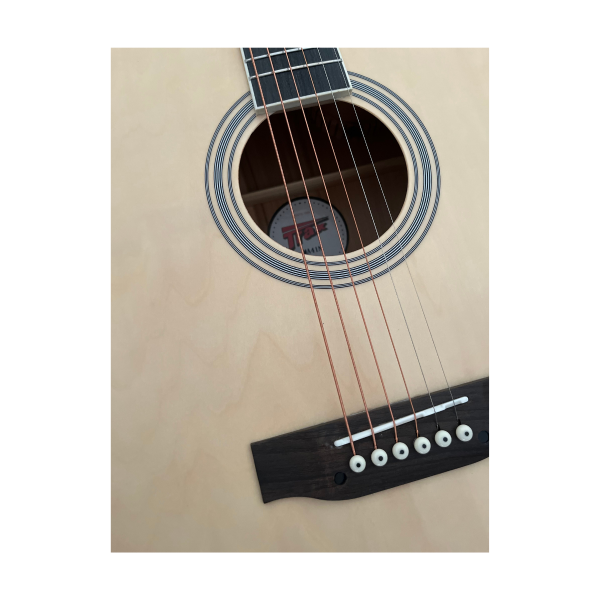 Trax MA41Q Dreadnought Acoustic Guitar Natural