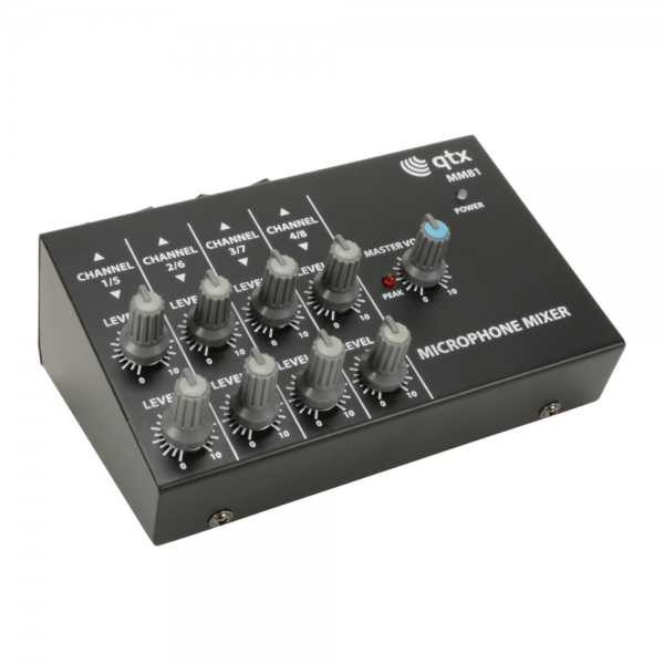 QTX MM81 Mini Microphone Mixer