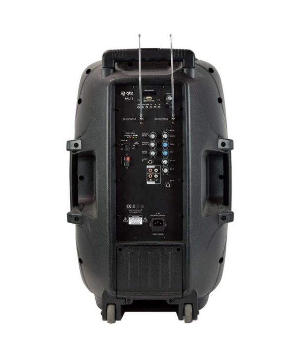 QTX PAL15 Portable PA System w/Bluetooth & Wireless Microphones