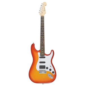 Chord CAL64 Electric Guitar HSS Pickups Cherryburst