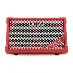 Boss Cube Street 2 Battery Powered Stereo Amplifier Red