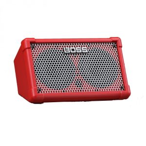 Boss Cube Street 2 Battery Powered Stereo Amplifier Red