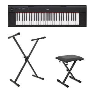 Yamaha NP12 Piaggero Portable Digital Piano Bundle