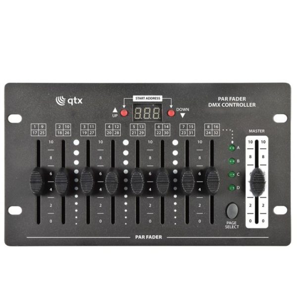 QTX PAR Fader DMX Lighting Controller 32 Channel