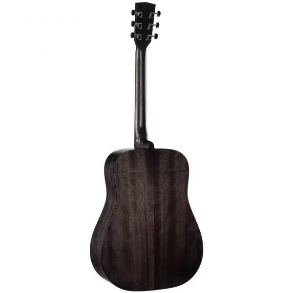 Cort Earth60M Acoustic Guitar Open Pore Trans Black Burst