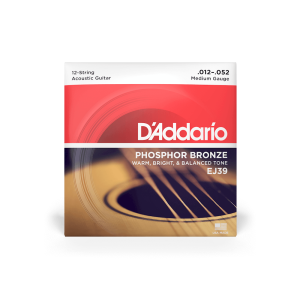 Daddario EJ39 12 String Phosphor Bronze Medium, 12-52