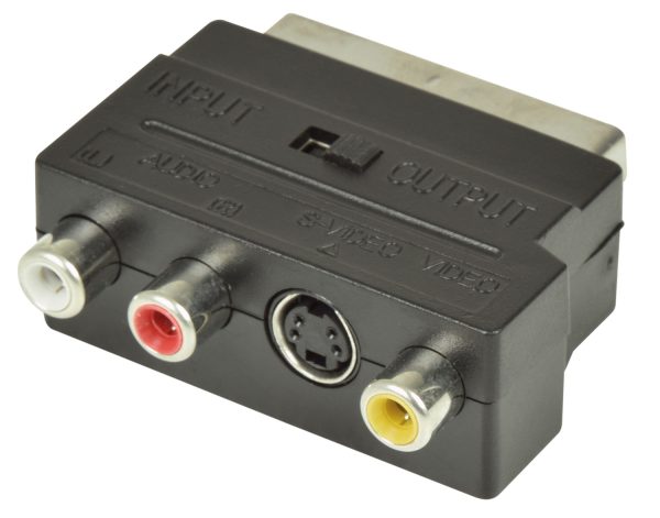 AV Link Scart to RCA and S Video Switchable Adaptor