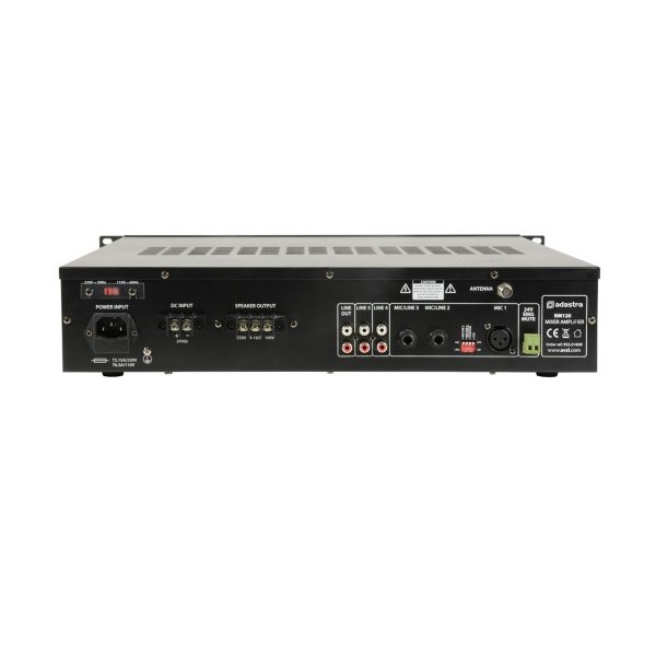 Adastra RM120 5 Channel 100V Mixer Amplifier