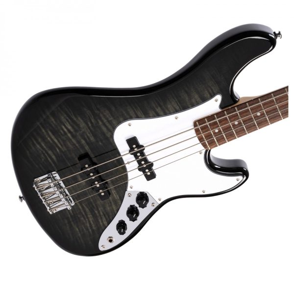 Cort GB24JJ Trans Black Bass Guitar