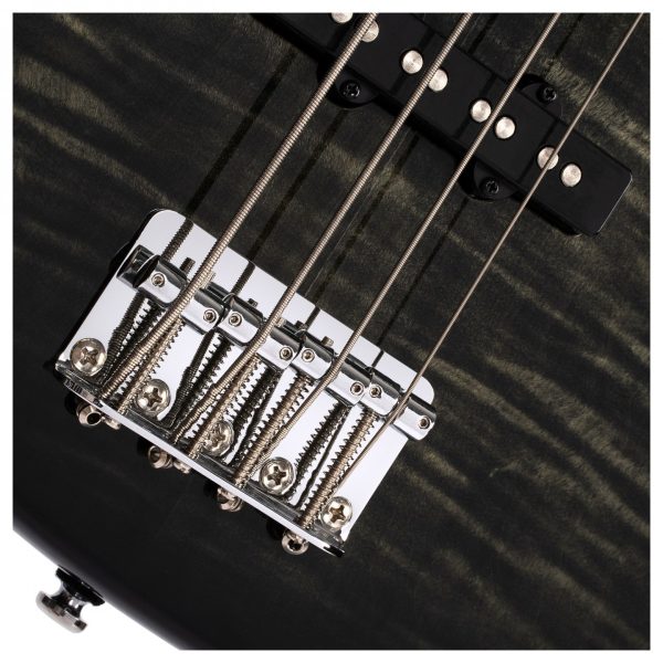 Cort GB24JJ Trans Black Bass Guitar