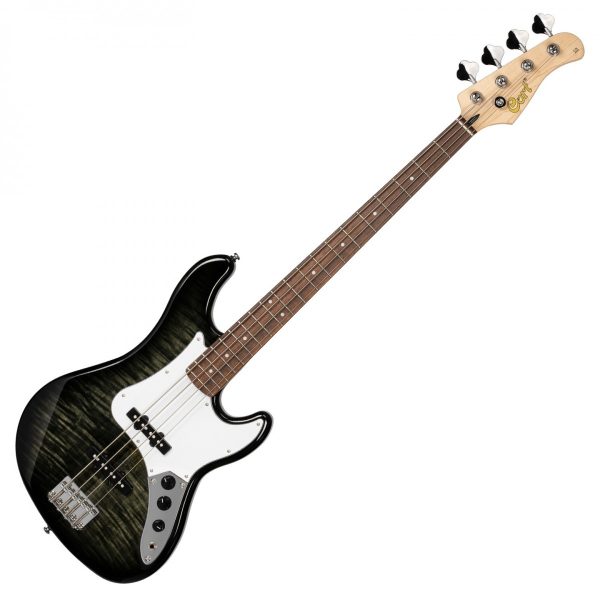 Cort GB24JJ Trans Black Bass Guitar