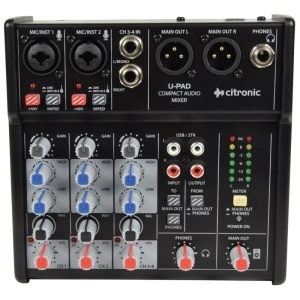 Citronic U-PAD Compact Mixer with USB Interface