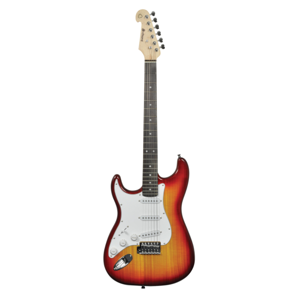 Chord CAL63 Electric Guitar Pack Cherryburst Left Handed