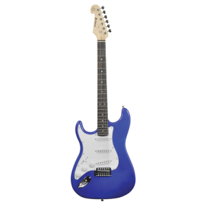 Chord CAL63 Electric Guitar Metal Blue Left Handed