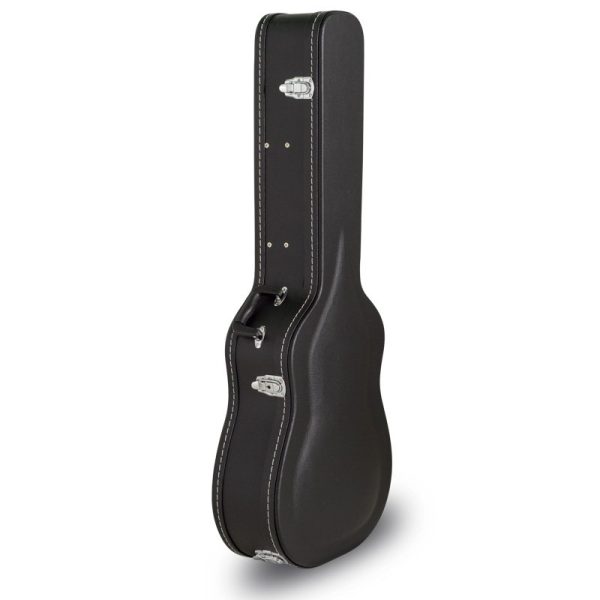 Koda WC115BK Acoustic Guitar Wood Case Arch Top