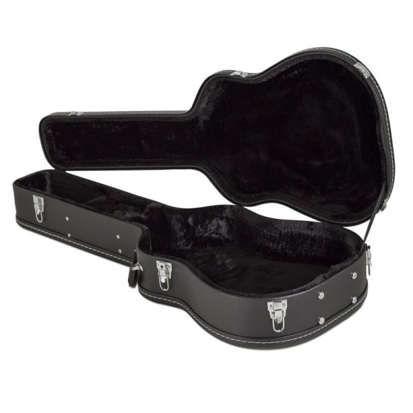 Koda WC115BK Acoustic Guitar Wood Case Arch Top