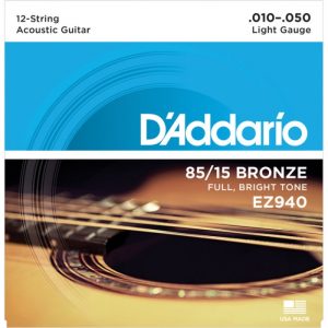 Daddario EZ940 85/15 Bronze 12 String Light 010-050