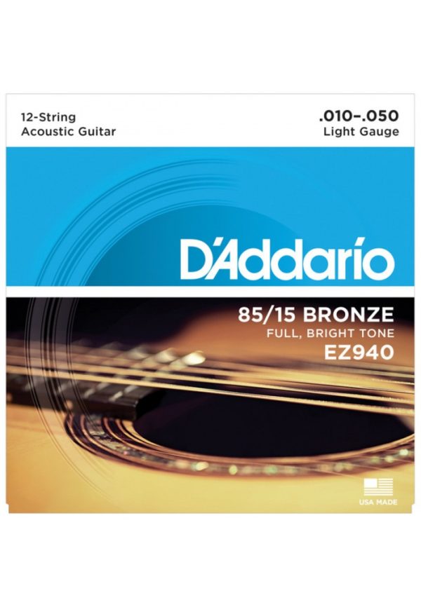 Daddario EZ940 85/15 Bronze 12 String Light 010-050